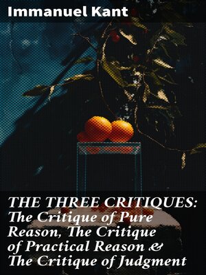cover image of THE THREE CRITIQUES